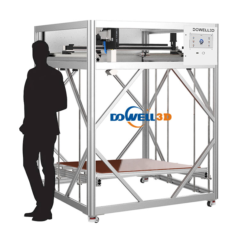 Automatic Feeding Pellet 3d Printer 1600mm Large FGF High Temperature Plastic Granule Extrusion Printer Support Wifi Remote Management