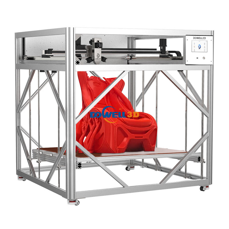 Dowell Professional FDM 3d Printer 1000g/h Alta Fluxus Extrudens Grandis Scala 3d Car Prototype Sedes Impressus Cum Tactili Scuto 10 Pollicum