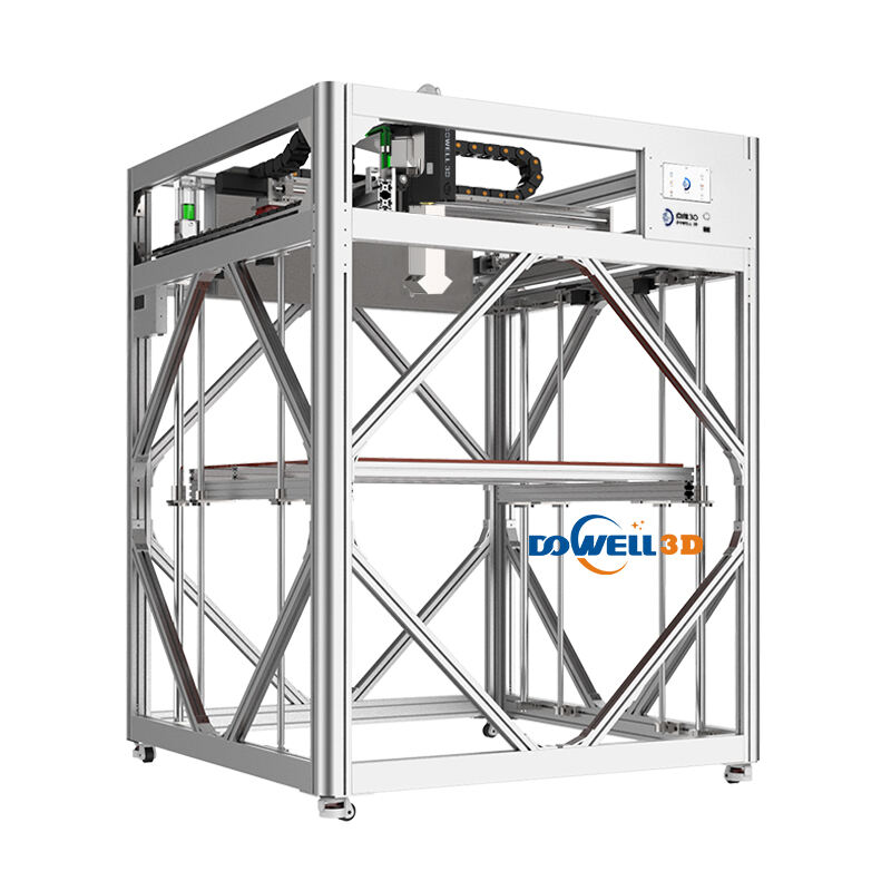 FGF ინდუსტრიული პელეტების ექსტრუზიული 3D პრინტერი სერვომოტორით, პროფესიონალური ავტომატური გასწორების ფუნქციით, 3D გრანულის პრინტერი