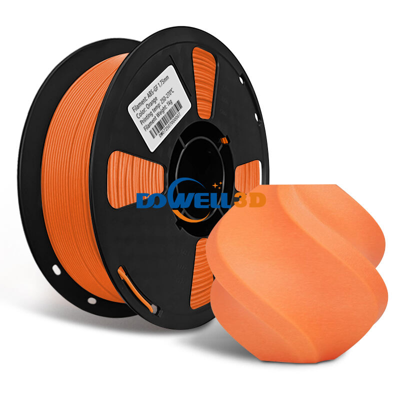 Hautement Résistant ABS Ingénierie Fibre de Verre Filament 3D 2,85 mm Finition Mate Résistance à l'Usure Filaments pour Supports Industriels, Gabarits