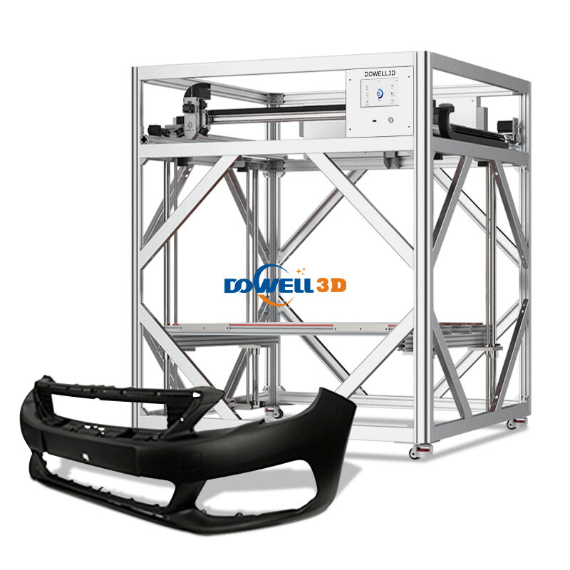 Impressora 3D FDM DOWELL DL12 grande, impressora 3D industrial de 1200 mm para peças automotivas, máquina de impressão 3D em plástico de alta precisão