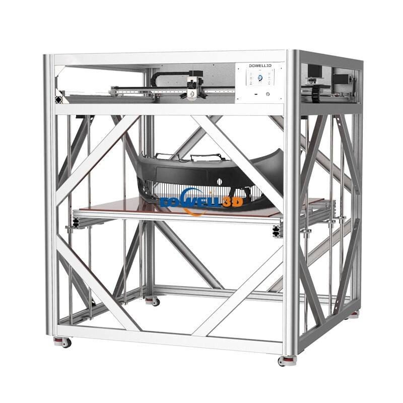 Dowell DM1216-12plus Big Size 3d Printer High Precision Automatic Leveling Printer With 7'' Touchscreen