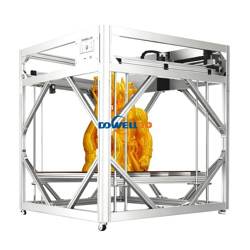 Dowell DL1016-16 professzionális FDM 3D nyomtató, 1000 g/h nagy átfolyású extruder, nagy méretű 3D szoborprototípus-készítő nyomtató