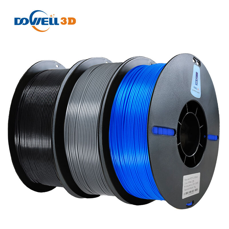 Filament 3D haute ténacité PETG 1,75 mm ±0,02 mm, sans déformation, matériau professionnel pour impression 3D, multicolore
