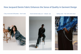 How jacquard denim enhances the style of finished garments