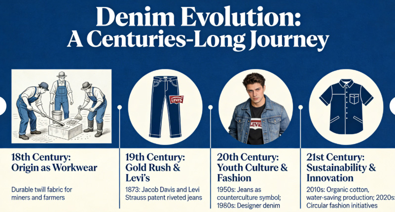 How Has Denim Evolved in Its Centuries-Long History?
