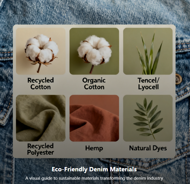 What Eco-Friendly Materials Are Used in Sustainable Denim Production?