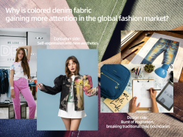 Why color denim gains more attention from global fashion markets
