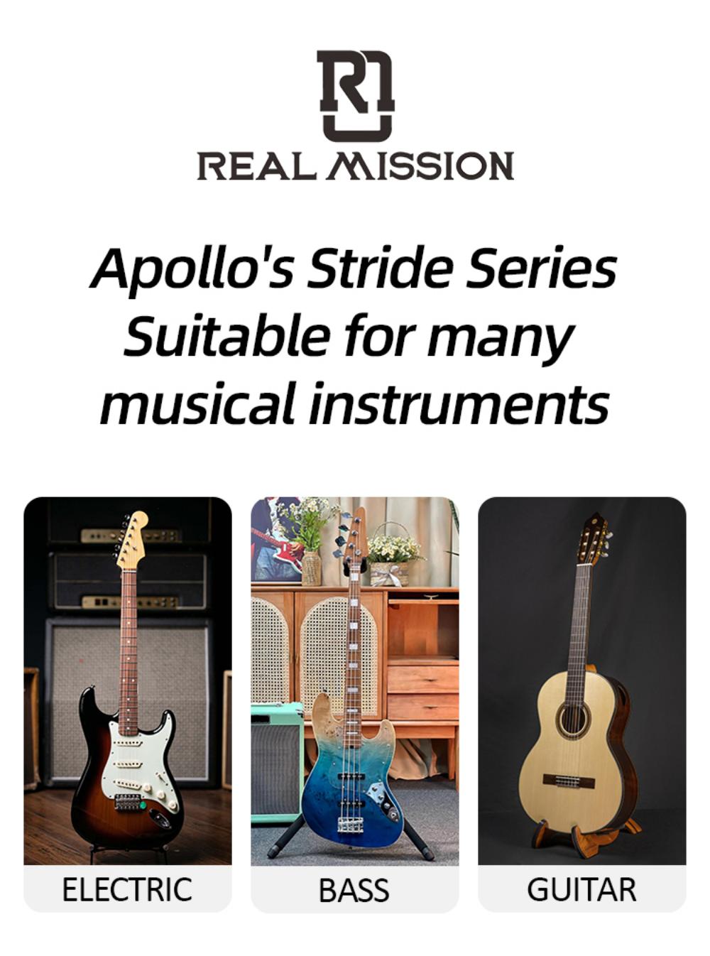 Apollo's Stride Real mission Rainbow musical instrument accessories leather end Embroidery webbing  guitar strap guitar accessories manufacture