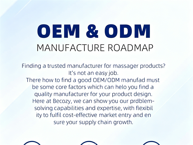 Servicios OEM/ODM de Xiamen Becozy: Su socio de confianza para la fabricación personalizada de dispositivos de masaje