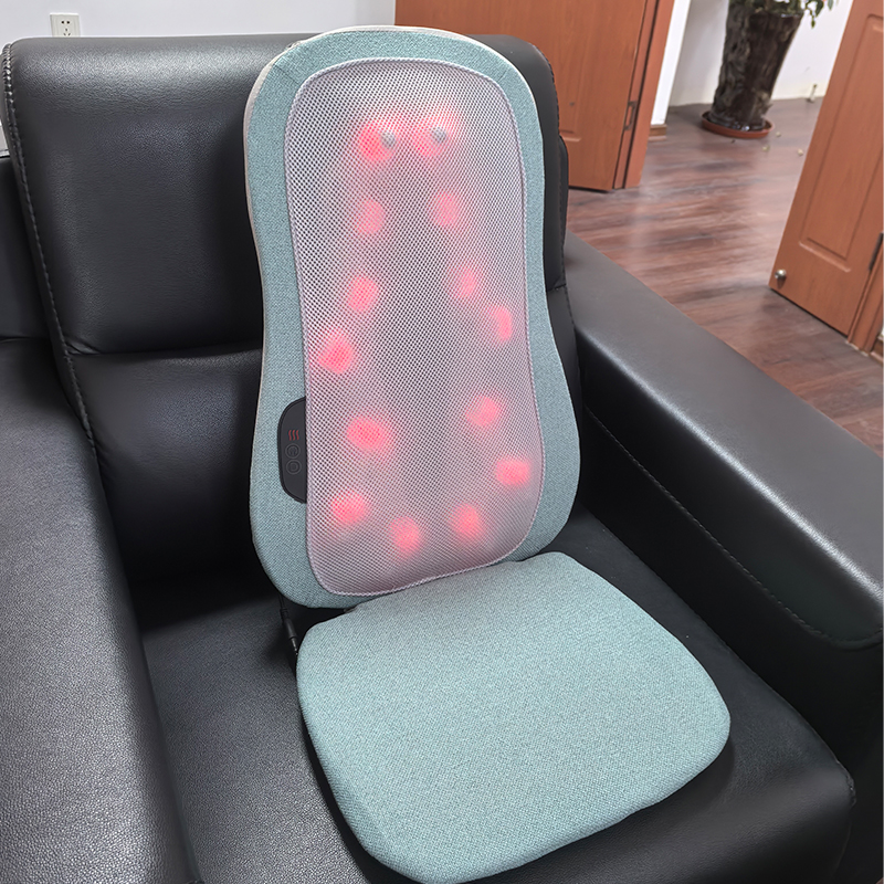 Fábrica de cojines ergonómicos calefactables para espalda y asiento ODM/OEM | Cojín personalizado corrector de postura con función de masaje para sillas de oficina
