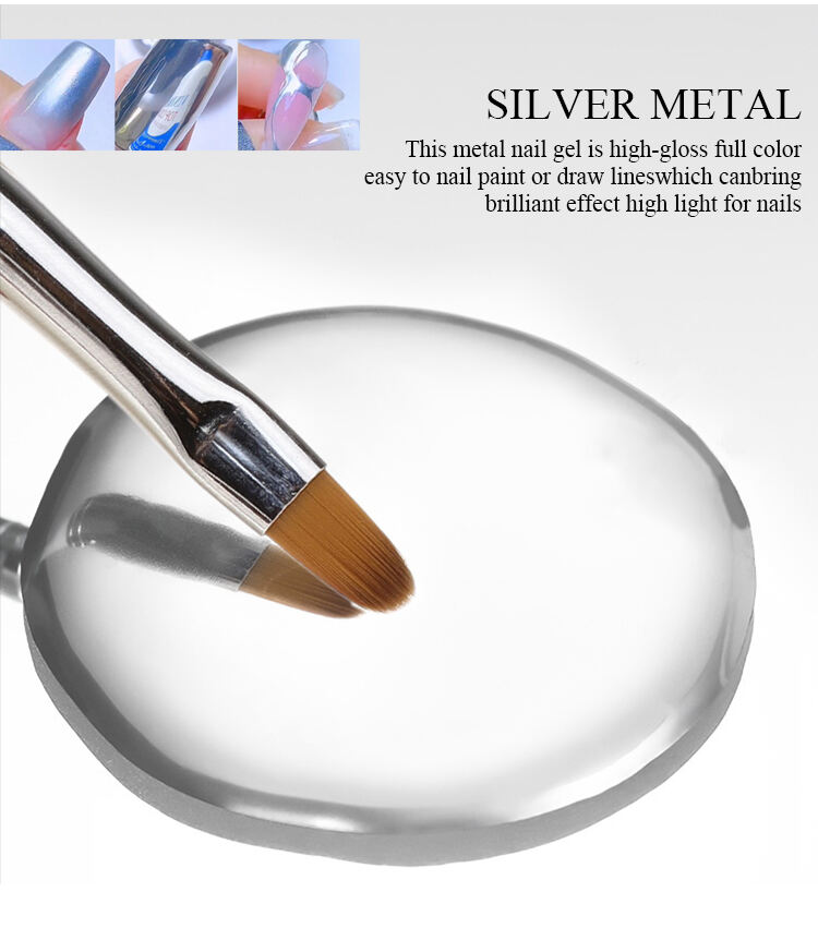 high gloss mirror metallic nail painting gel polish-61