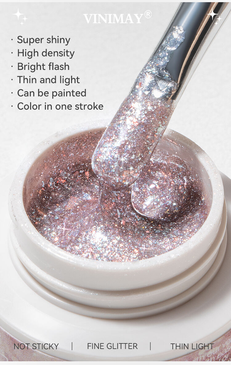 High Density Shiny Glitter Flash Gel Polish Private Label 6 Colors Reflective Shimmer Glitter Gel in Jar (3).jpg
