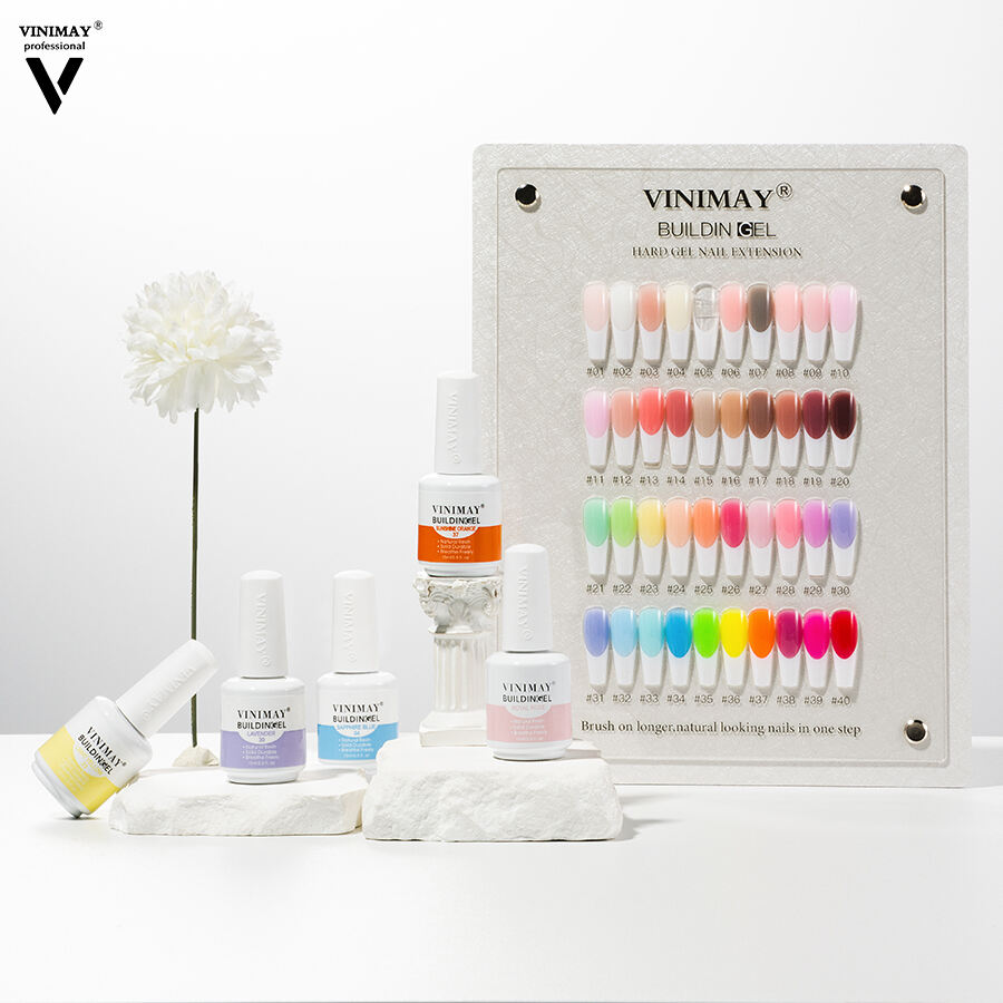 40 Colors Biab Nail Builder Gel Self-Leveling OEM ODM Soak Off Biab Builder Gel in a Bottle