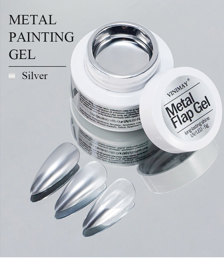 high gloss mirror metallic nail painting gel polish-57