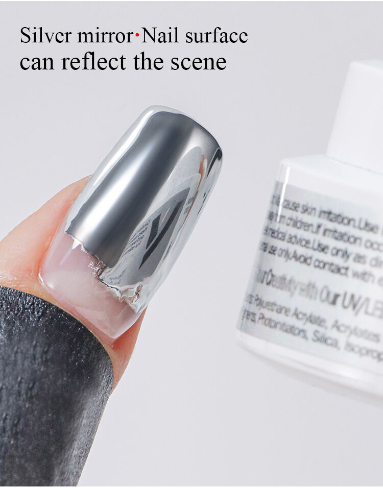 high gloss mirror metallic nail painting gel polish-60