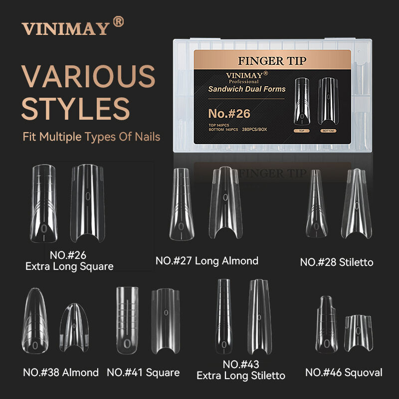 Sandwich-kaksoismuotiset naulapäät