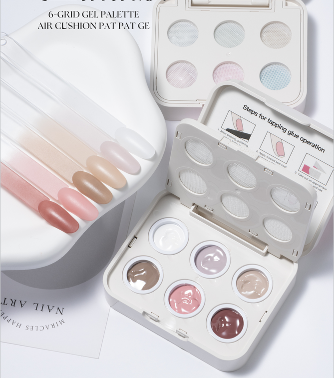 Bagong Dating-----6 Girds Pat Pat Gel Air Cushion Palette