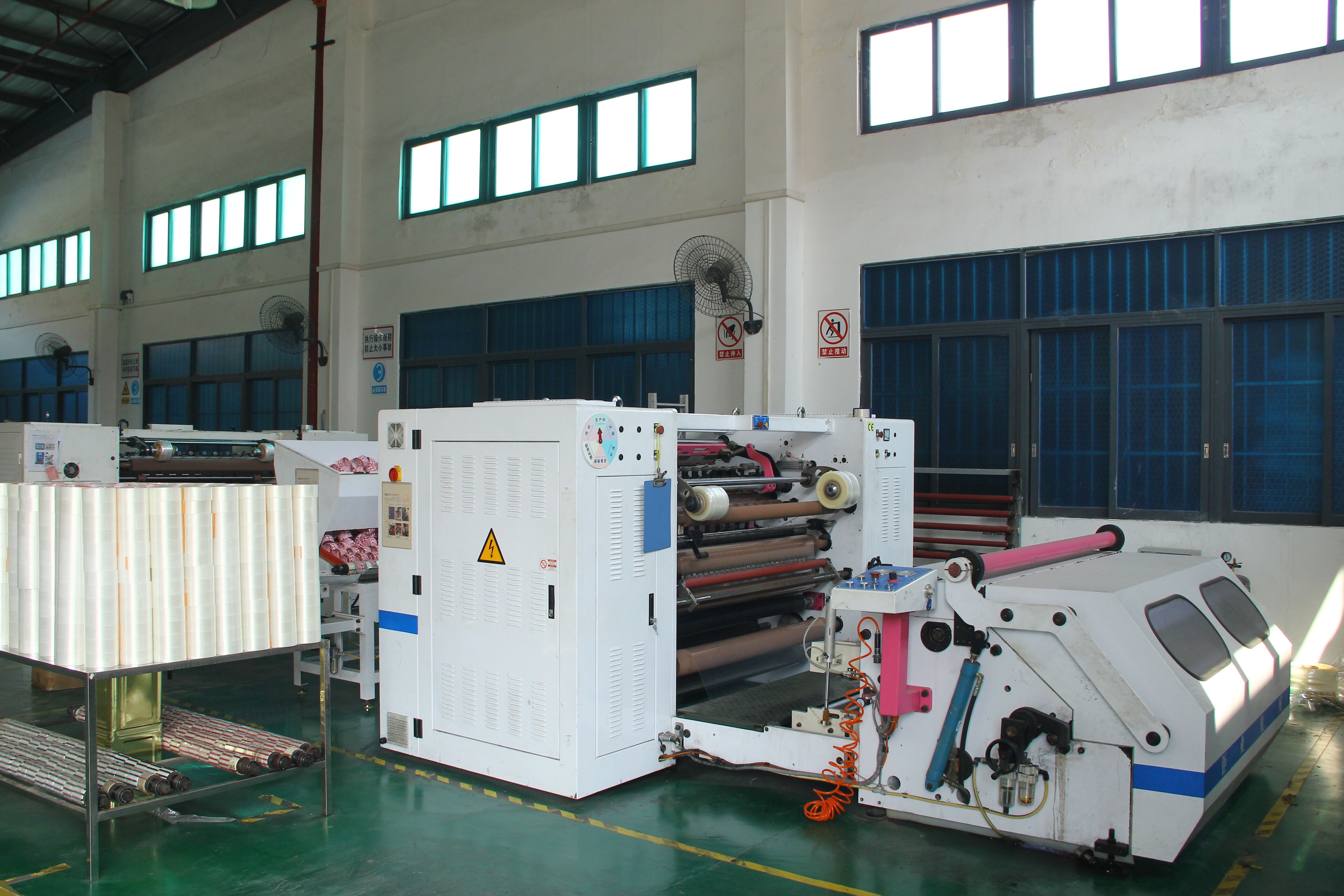 Sealing tape production workshop