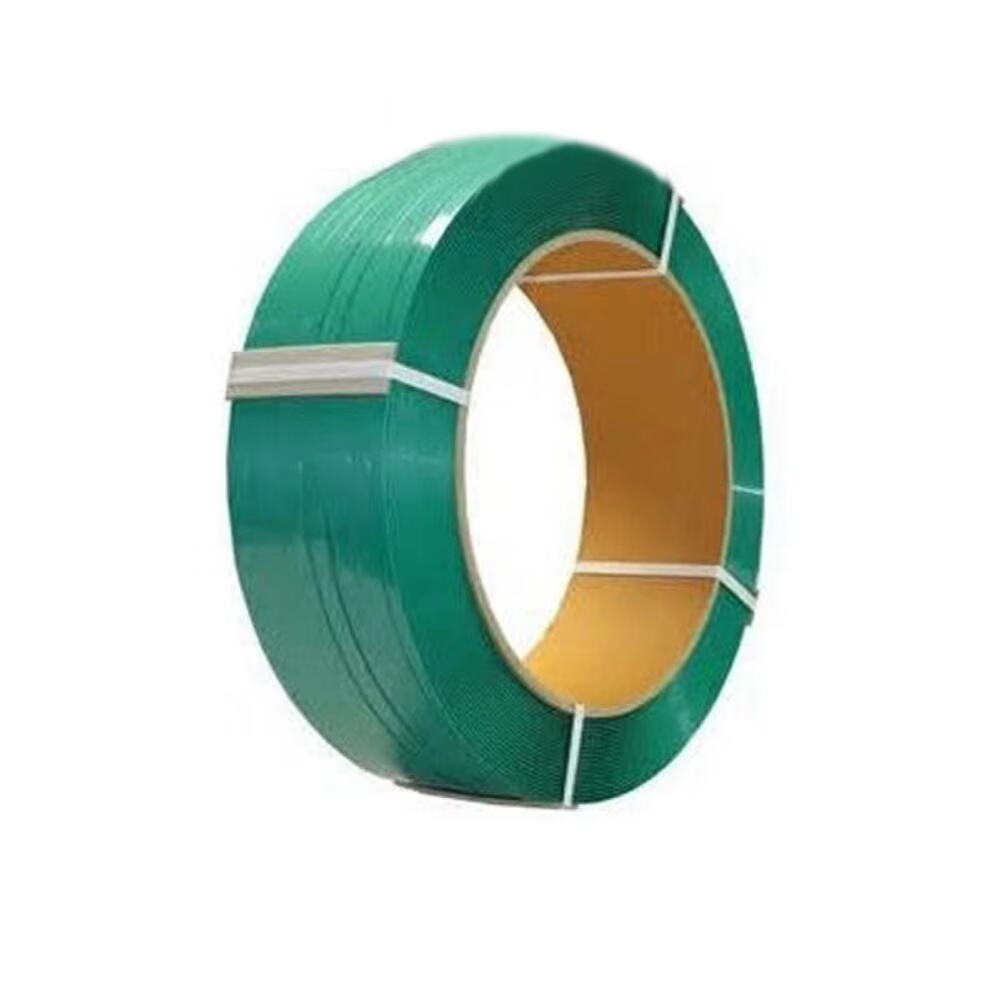 What are the standard widths and thicknesses available for PET strapping?