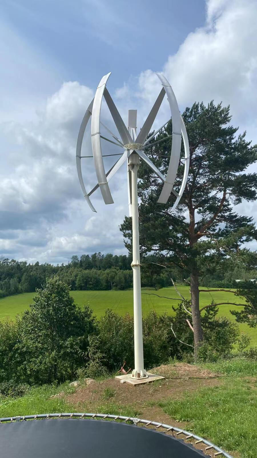 Poland hot sell free energy 10KW 20KW wind mills power generator system wind power generation system 5KW  vertical wind turbine factory