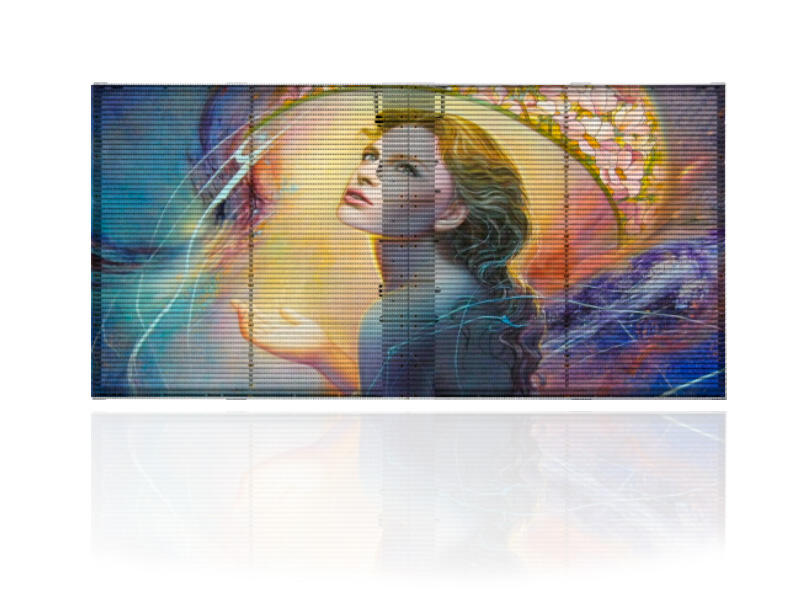 Soluções para displays LED transparentes