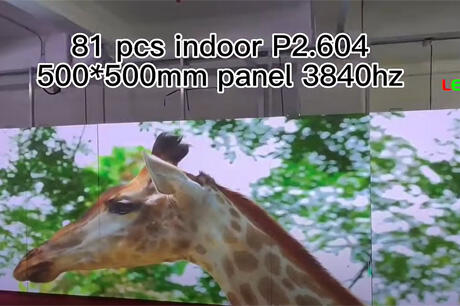 Led Display,Vedio Wall,81 Pcs Indoor P2.604 500*500mm Panel 3840Hz