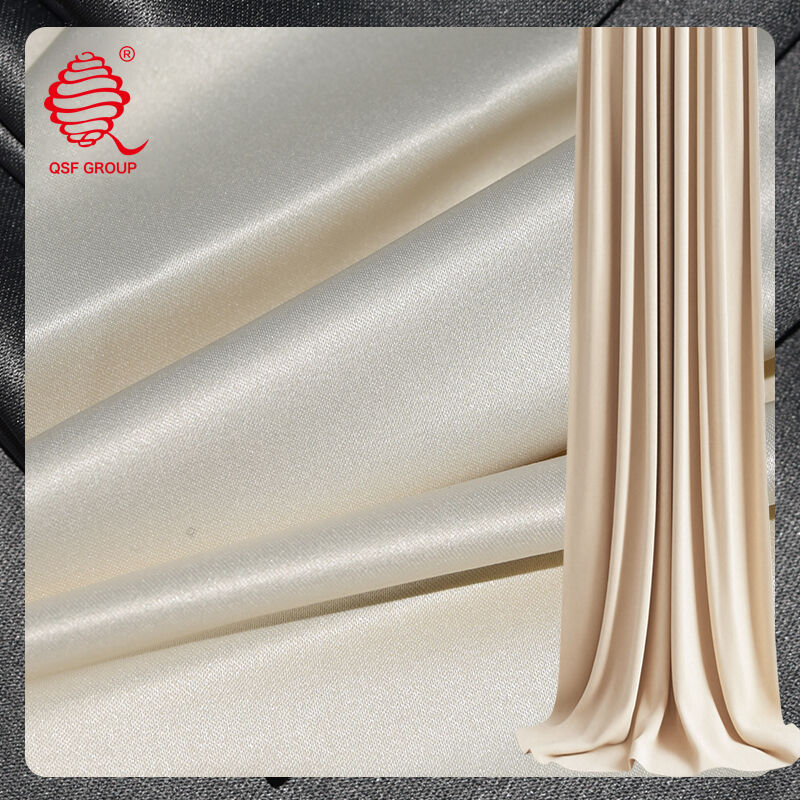 Satin Curtain Fabric – A Soft Glow That Brings Warmth to Your Space