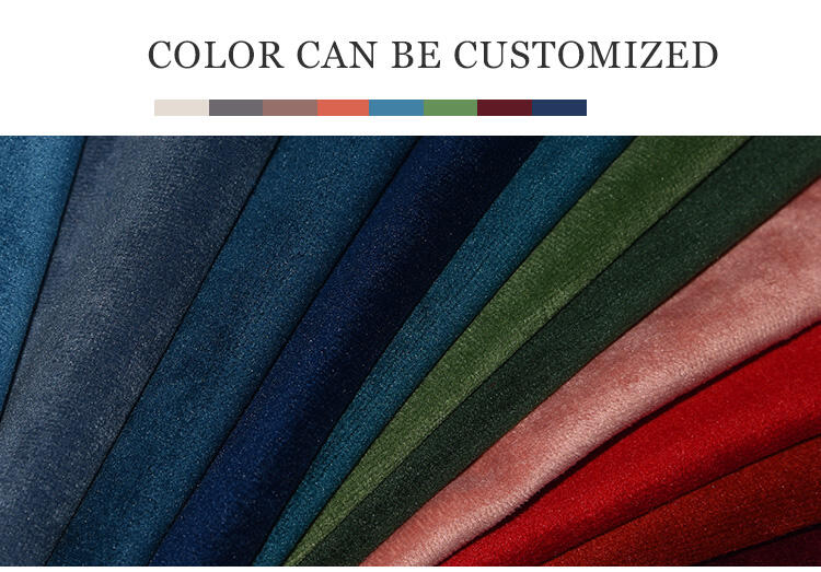 Wide width 300CM 260GSM Polyester Inherent Flame Retardant Velvet Fabric details