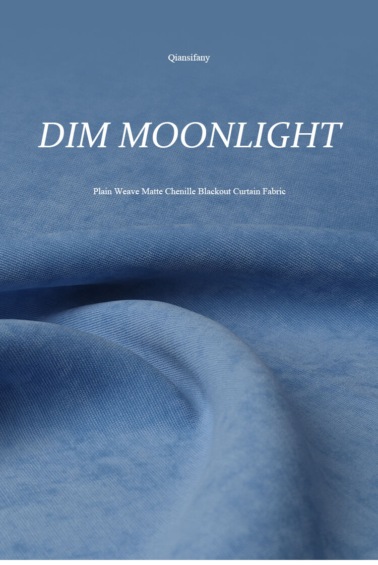 Luxury Chenille Curtain Fabric