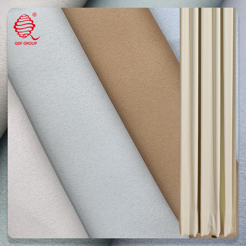 Matte Satin High-Density Blackout Fabric – Subtle Elegance Meets Professional Light Control