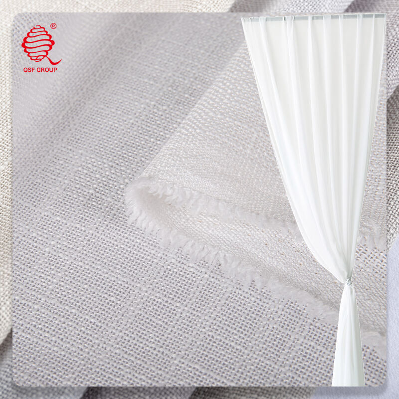 Heavy-Denier Slub Sheer Fabric | Inherent FR Privacy Sheer