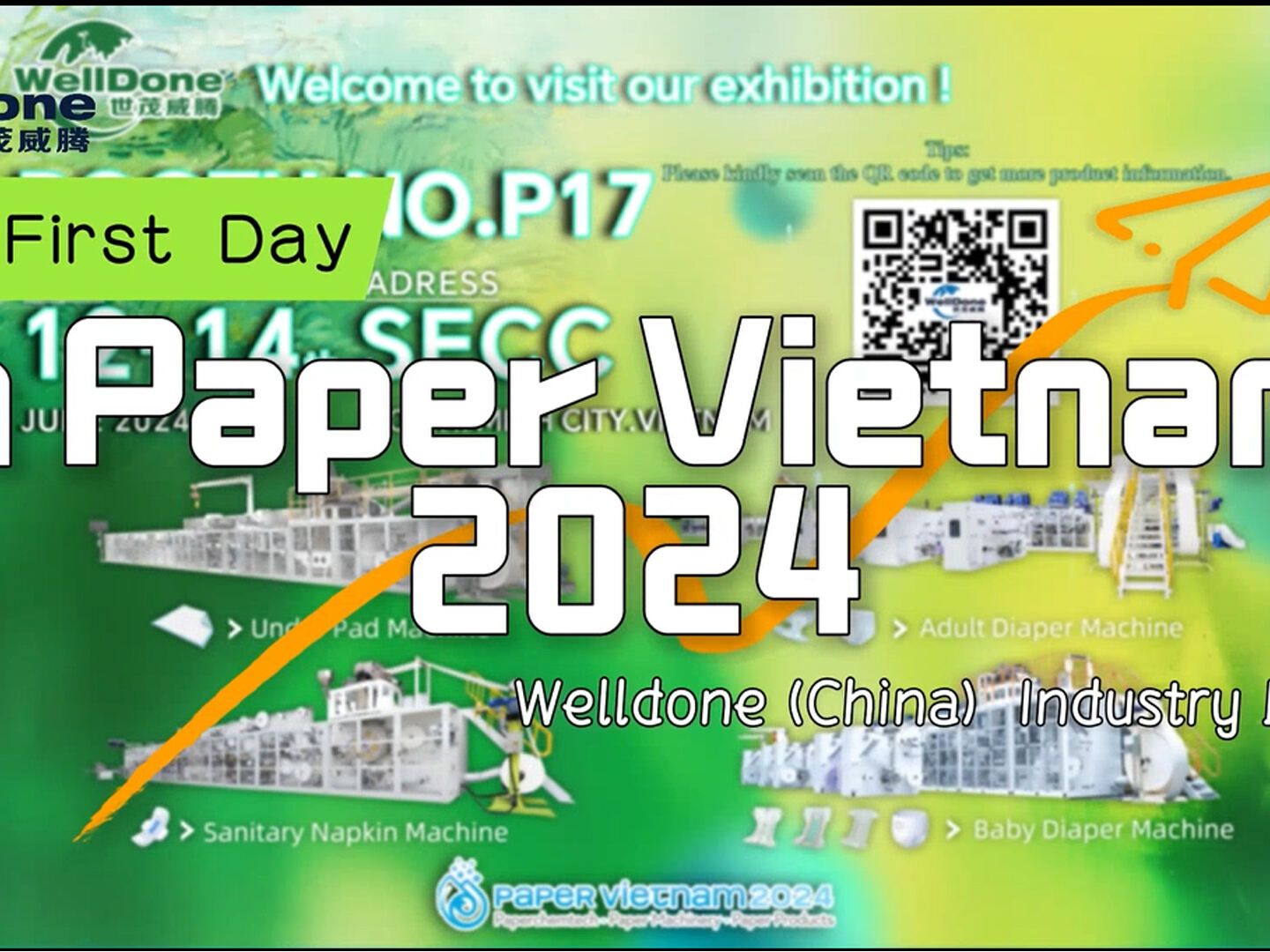 Hari pertama di Paper Vietnam 2024～