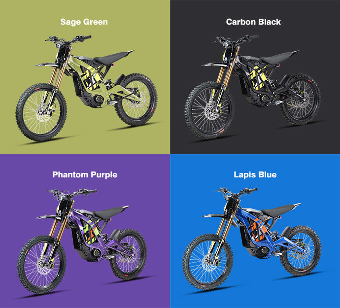 High-performance electric dirt bike designed for off-road enthusiasts