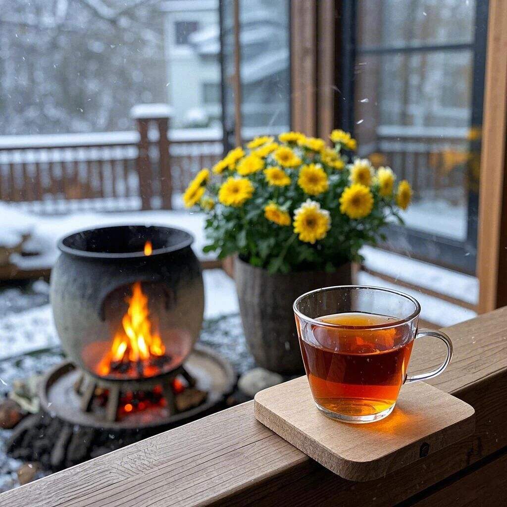 YN49 48g 국화향 운난 숙푸얼차 티백 3gx16