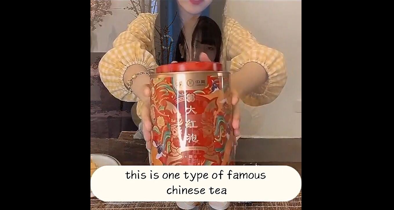 162: Produk teh Da Hong Pao Oolong kaleng