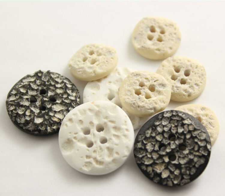 four holes plastic resin button for shirt