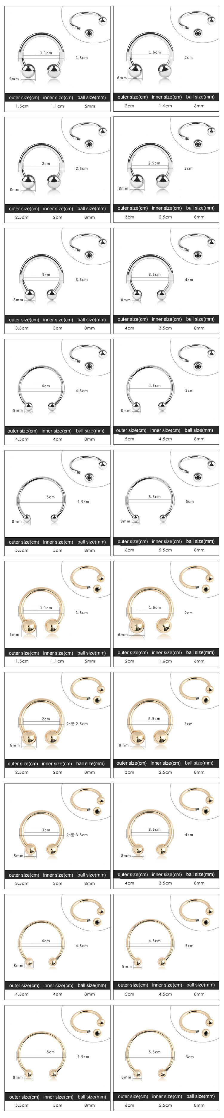 c-shaped hardware ring buckle