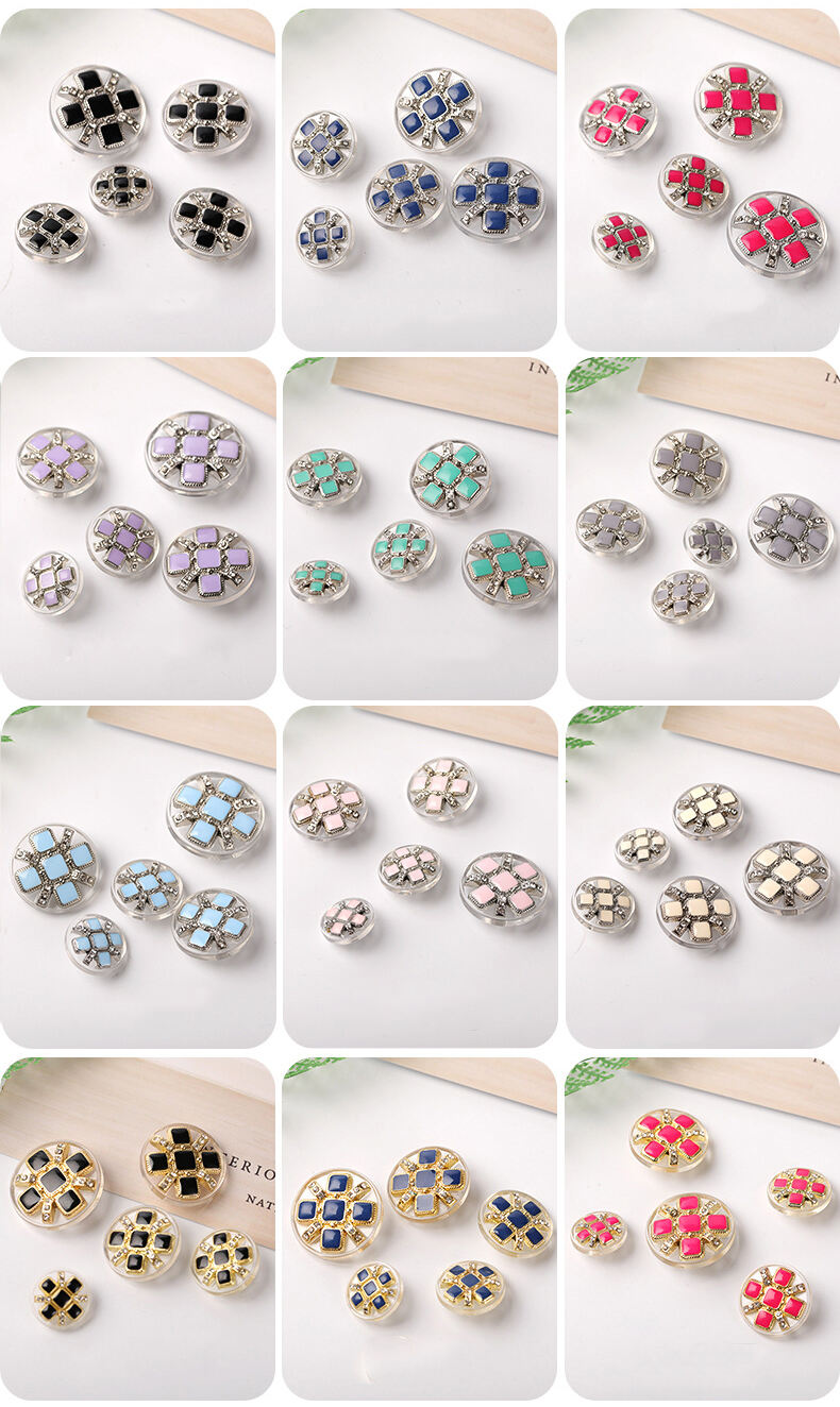 resin metal button for clothes