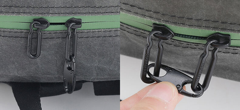 double lock zipper slider