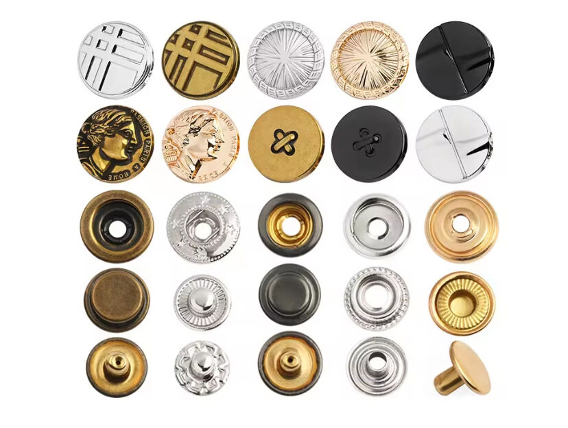 Common models and applications of metal snap fasteners button