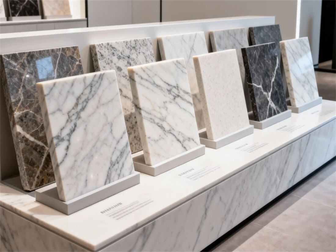 Difference between natural marble and artificial marble