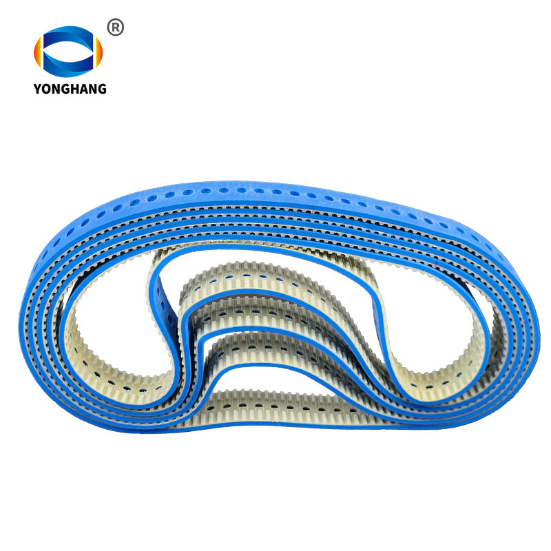 Blue Silicone Coated Vacuum Film Pull down belts