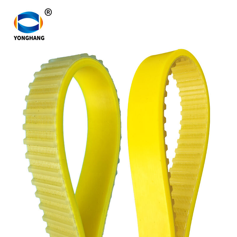 No Gap Reverse Forming Process Pull Down Timing Belt with Silicone for Packing Machine