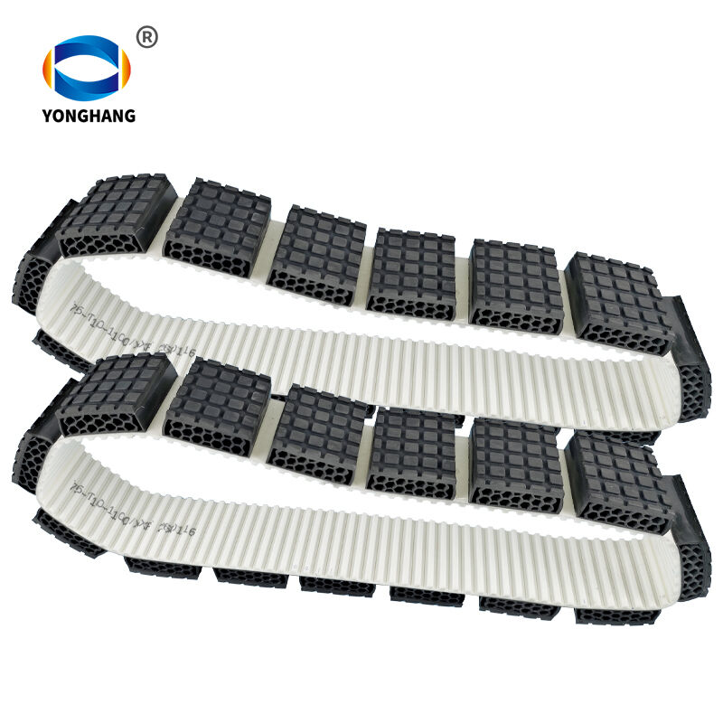 Industrial Crawler Tracks for PV Cleaning Robots | 65 Shore A High-Durability Belts