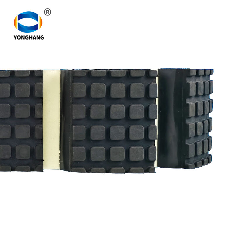 Square Rubber Block Black Coating