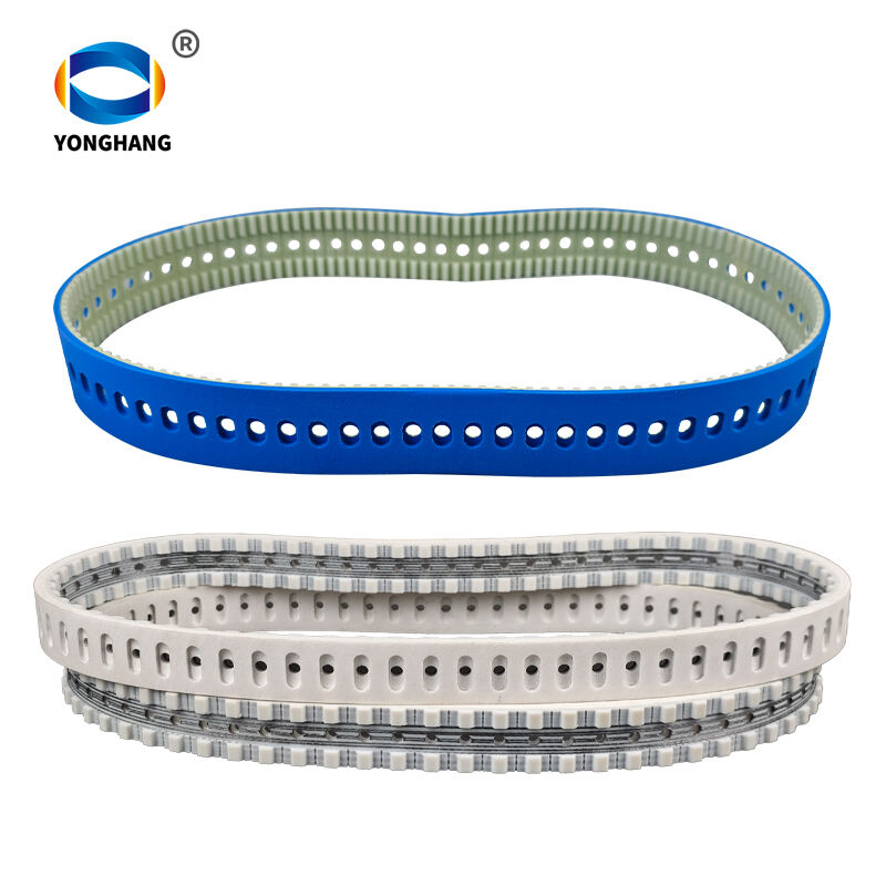Blue Silicone Coated Vacuum Film Pull down belts