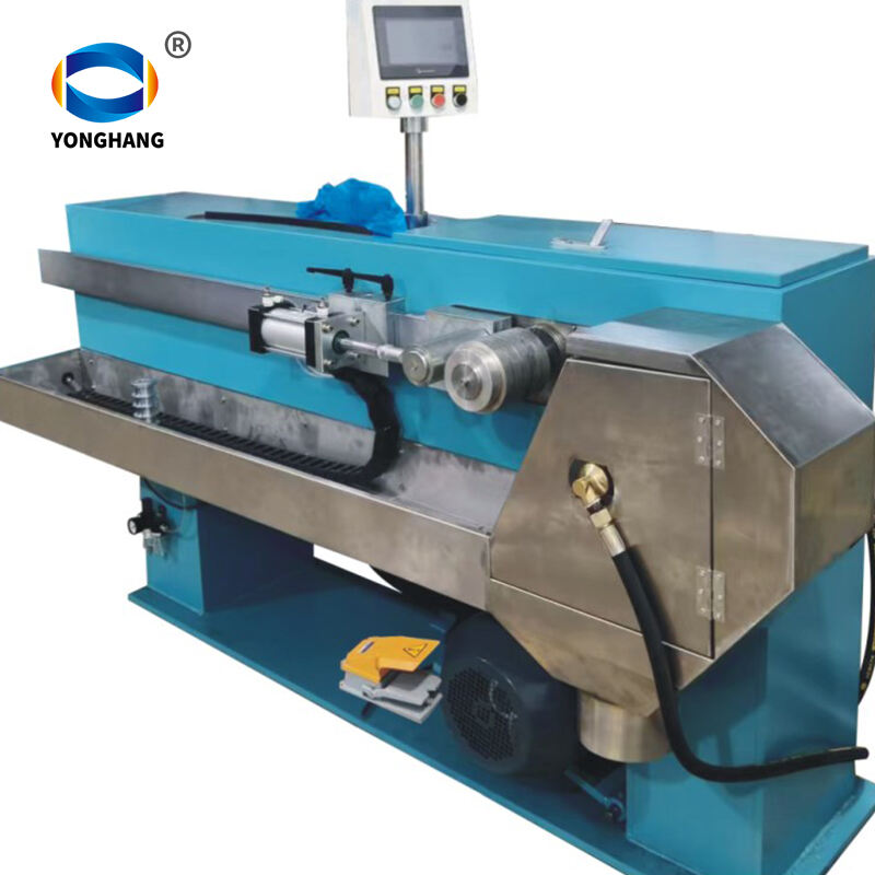 Horizontal belt grinder machine