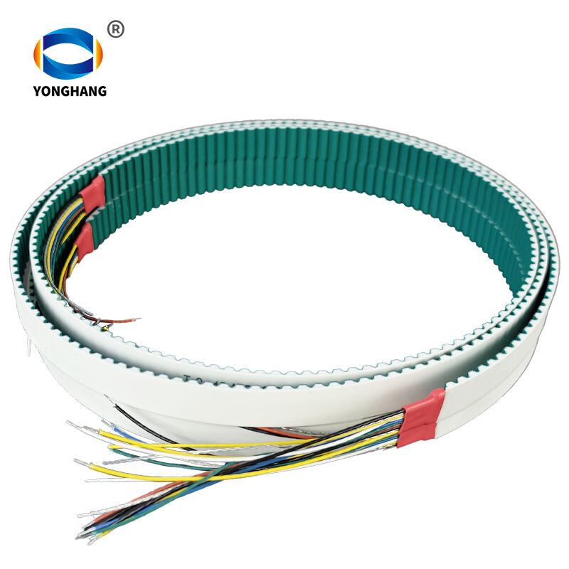 Logistics Conductivity Electrical Wires PU Timing Belt E-Belts