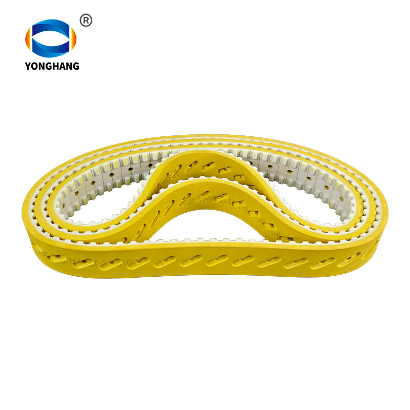 Yonghangbelt Packing machine belts with yellow coated